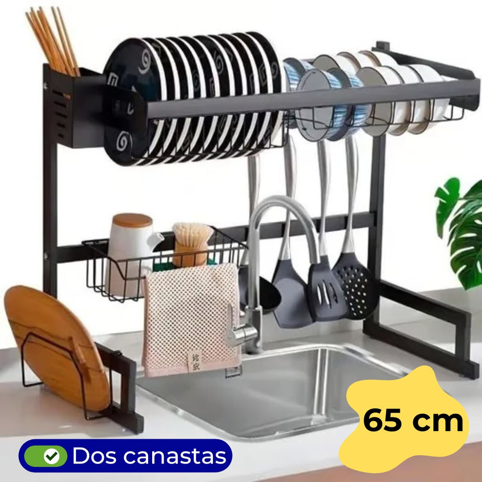 Soportes multifuncionales para cocina 🍽️🍎🥦 Escurre tus platos fácilmente - 65 o 85 CM