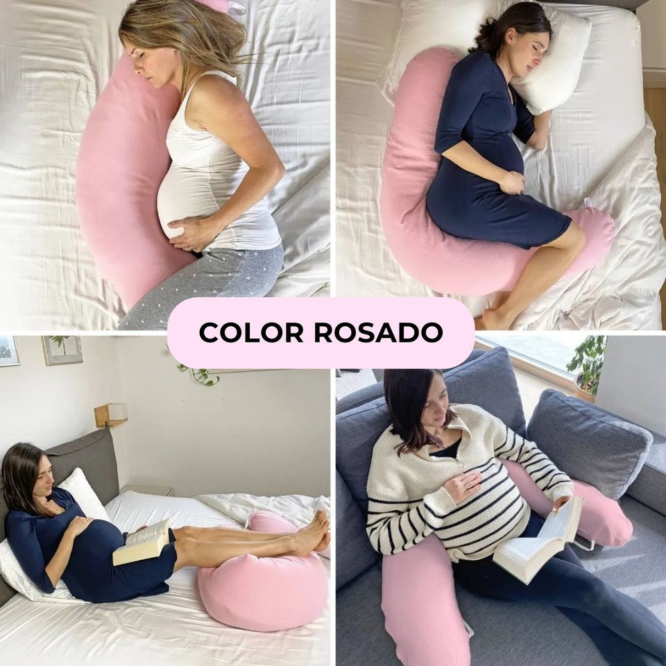 Descanso total 💤🤗 - Almohada Multifuncional Materna + Envío Gratis 🎁