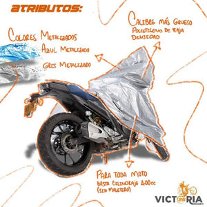 PIJAMA MOTO + REGALO 🎁 (IMPERMEABLE METALIZADO) 🏍️ Protégete de la lluvia ☔️🌧️