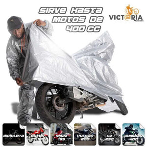 PIJAMA MOTO + REGALO 🎁 (IMPERMEABLE METALIZADO) 🏍️ Protégete de la lluvia ☔️🌧️